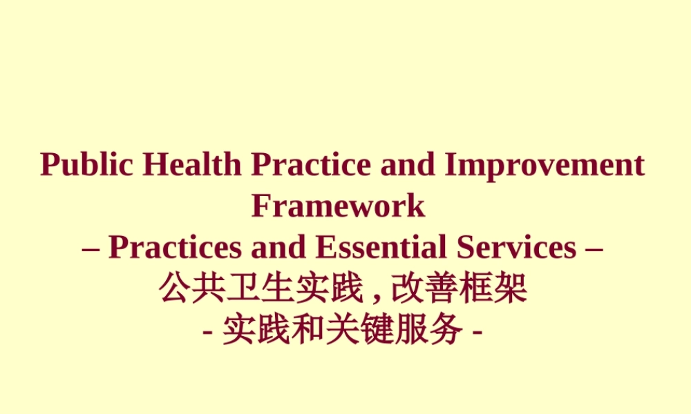 公共卫生实践.ppt