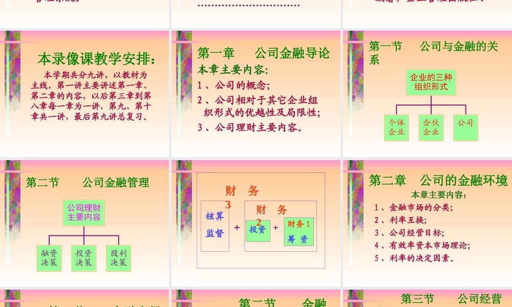 公司金融.ppt