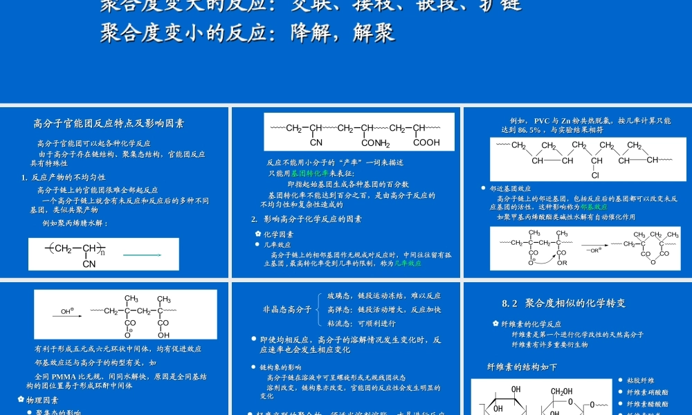 高分子化学反应.ppt