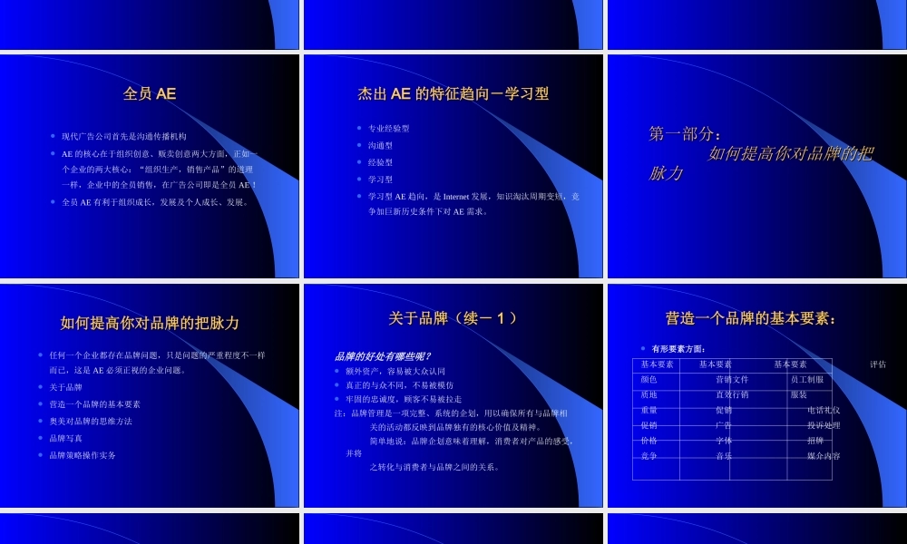 杰出AE之五项修炼.PPT