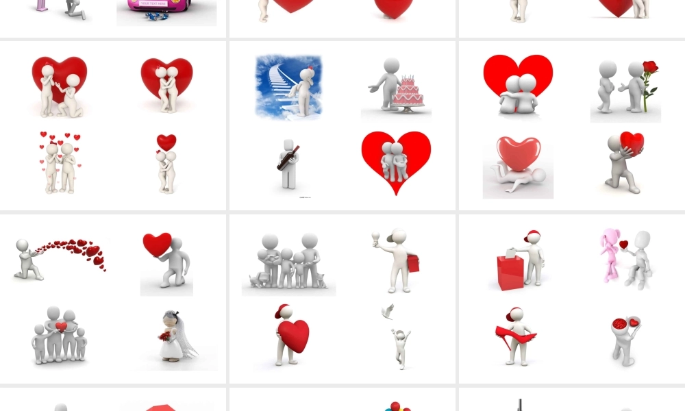 3D小人—婚姻爱情系列.ppt