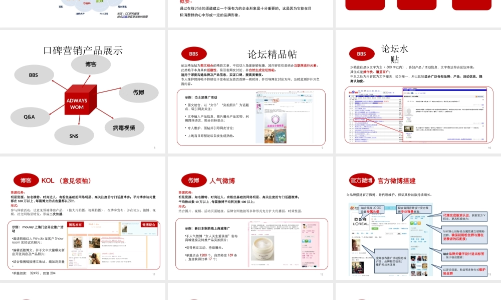 基于互联网口碑营销概述.ppt