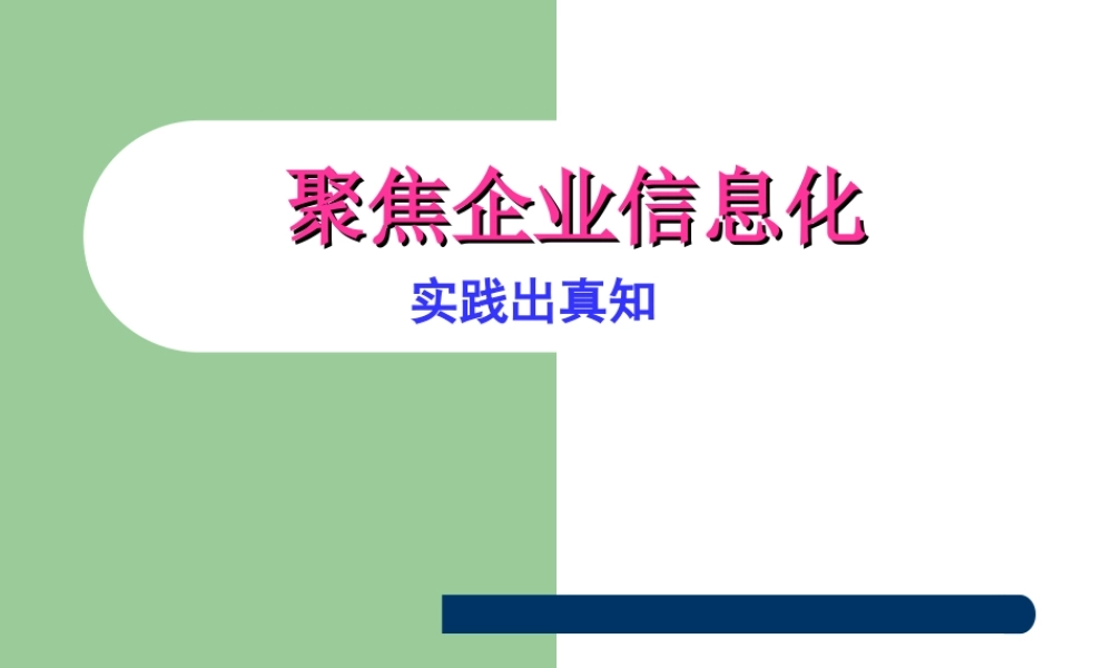 聚焦企业信息化.ppt