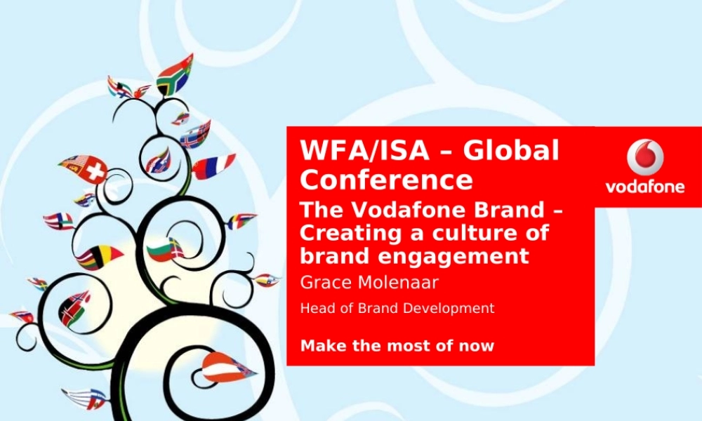 500强沃达丰创意PPT模板.ppt