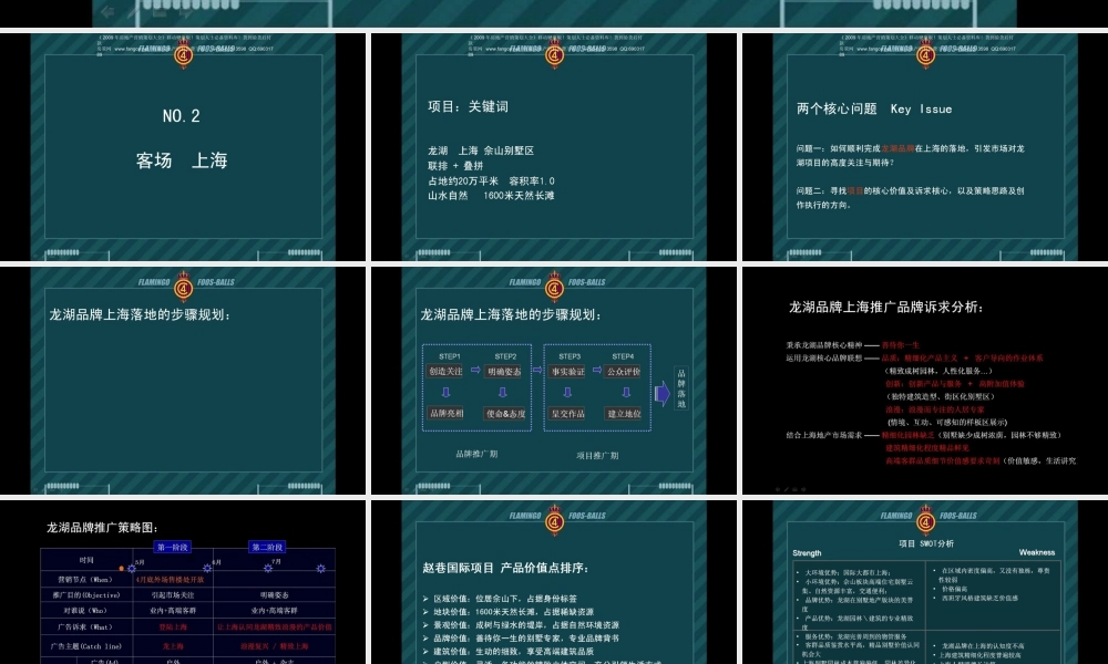 红鹤沟通-2008龙湖上海佘山别墅项目推广策略-52PPT.ppt