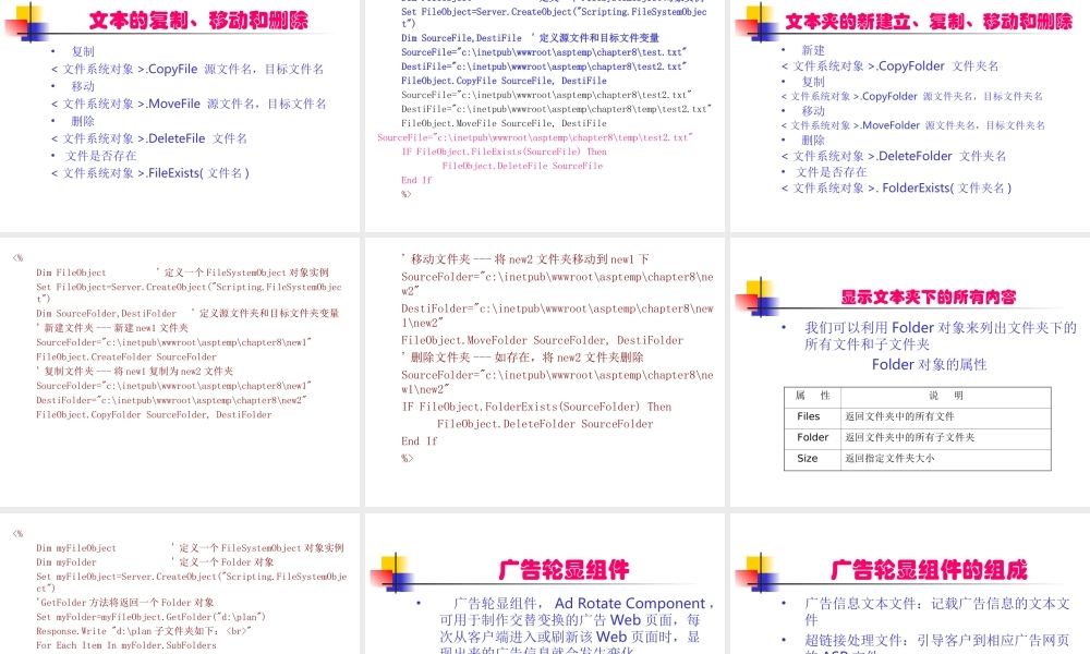 ASP的内置组件.ppt