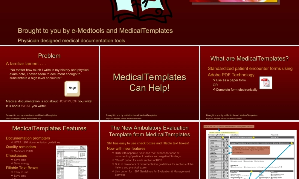 medicaltemplates-making-medical-documentation-simple-and-painless-1220325153483463-8.ppt