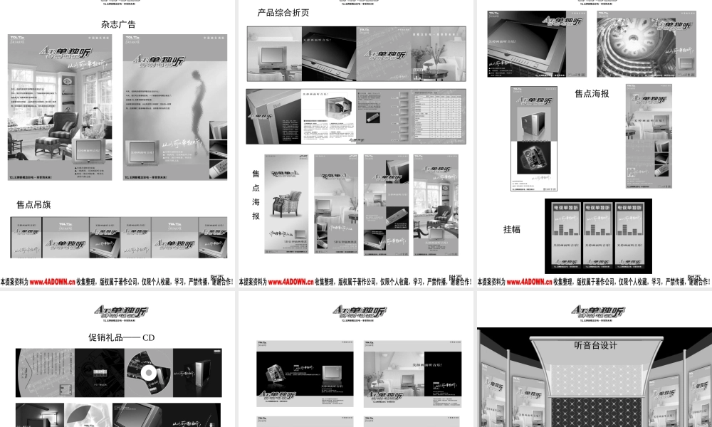 TCL王牌单独听音响电视上市营销方案.ppt