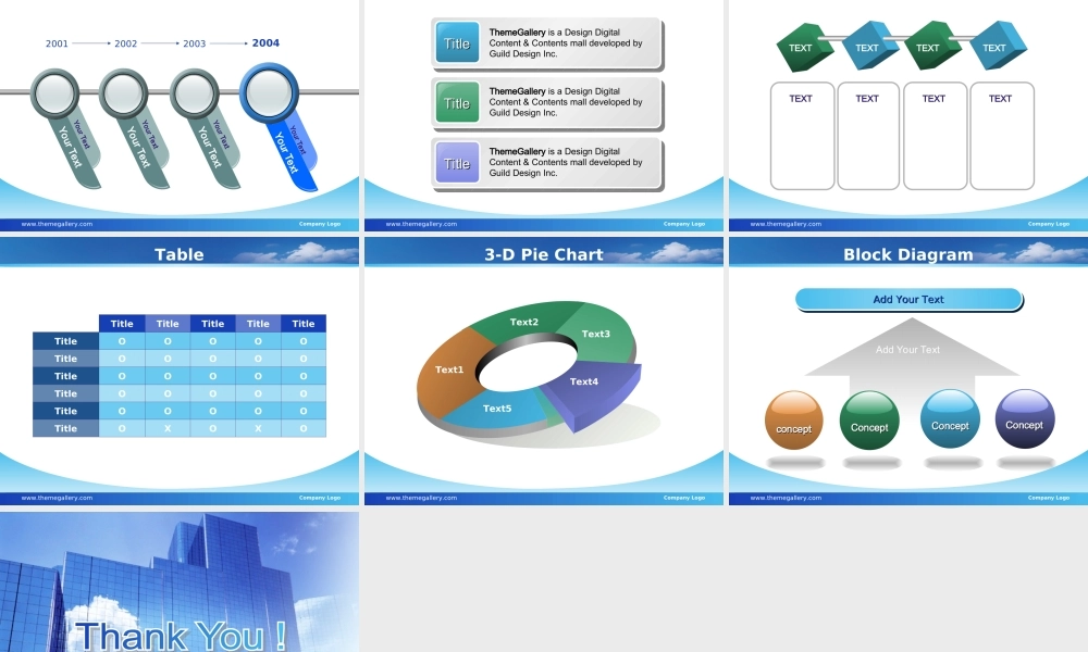 TG写字楼蓝天白云PPT模板.ppt
