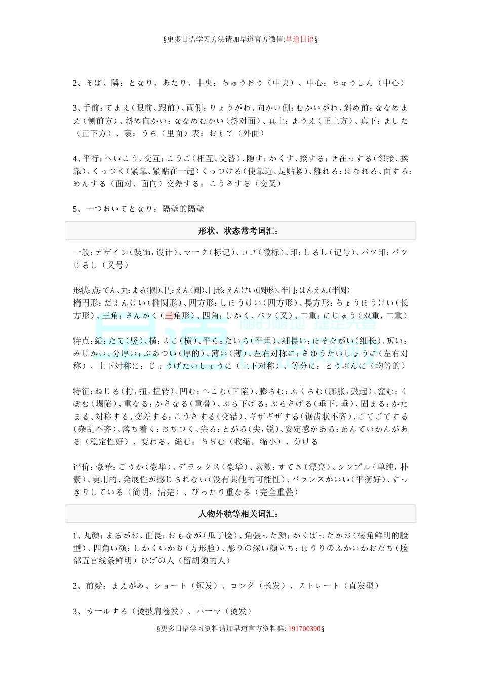 日语n1n2听力词汇总结(频率较高的单词和小句型)（推荐）.doc_第3页