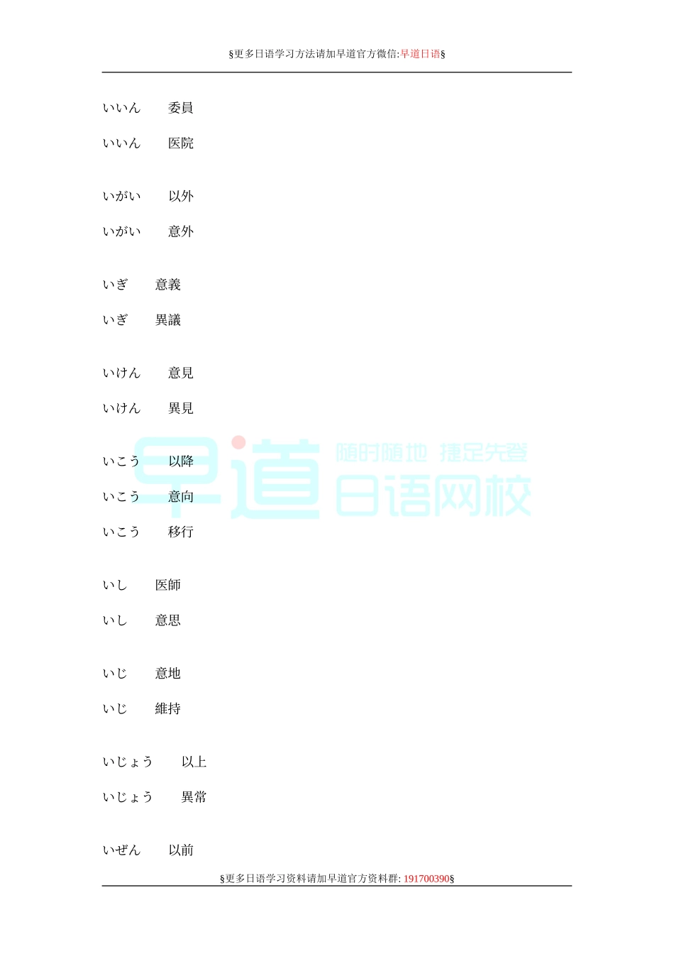 日语一级就这500个同音字（推荐）.doc_第1页