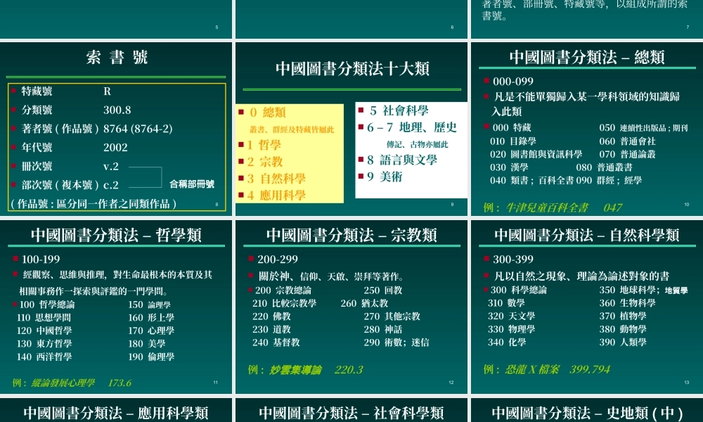 图书数据分类与实作au4i4.ppt