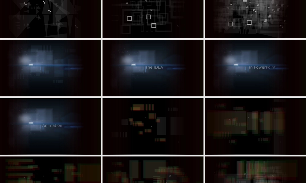 【编号11】纯ppt绘制快闪几何图形动感3D立体视觉特效动画ppt模板.pptx