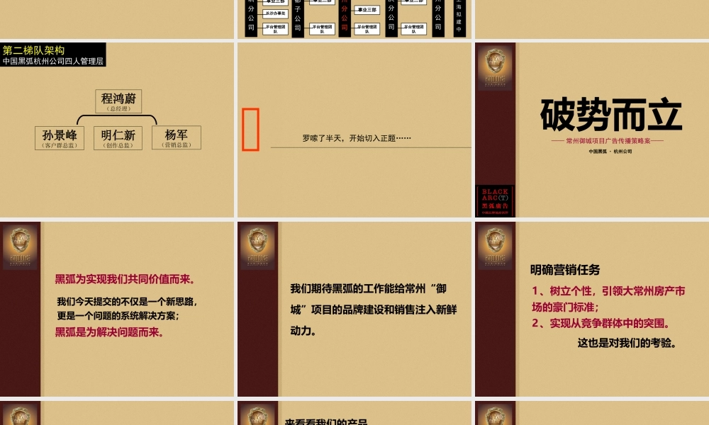 黑弧-常州御城项目广告传播策略案56PPT-7M.ppt