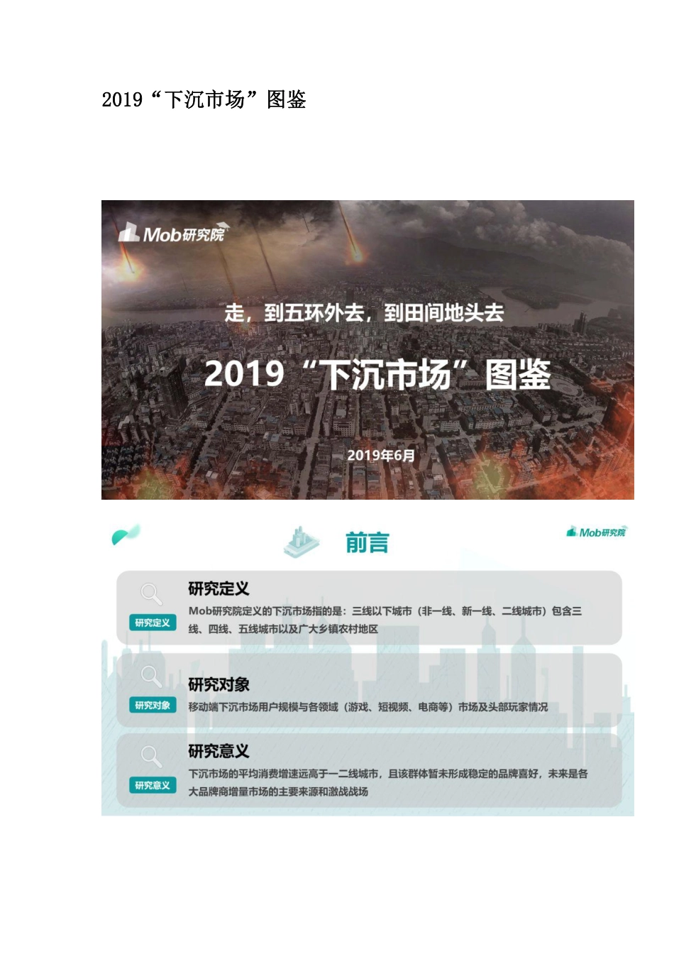 2019“下沉市场”图鉴 .pdf_第1页