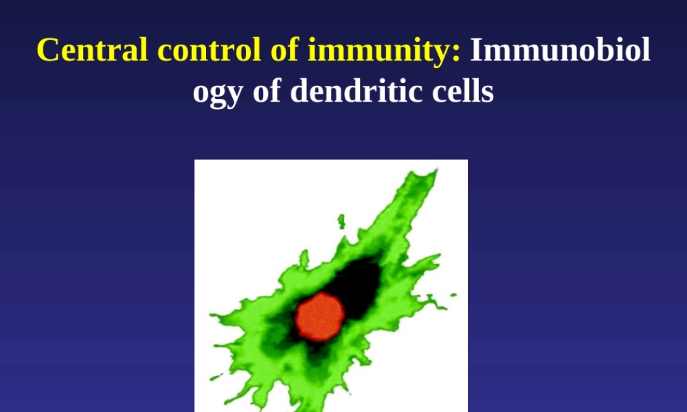 Immunobiology of DC(1).PPT