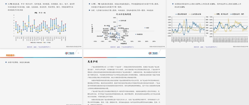 20170825-广发证券-广发动态估值数据库（8月第4期）：一张图看懂A股估值水平 .pptx