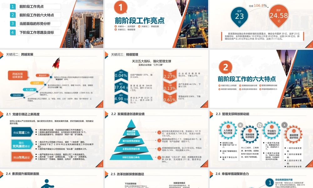 P06简约公司部门工作报告工作总结调研报告经营分析PPT（静态）(1).pptx