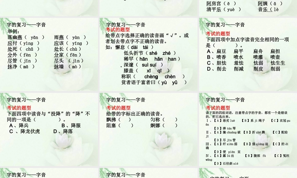【语文】小学6年语文字词句总复习秘籍.ppt