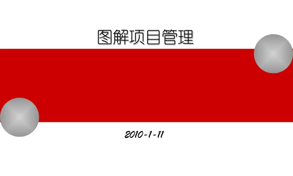 PMP_PMBOK图解项目管理(完整版_经典!).ppt