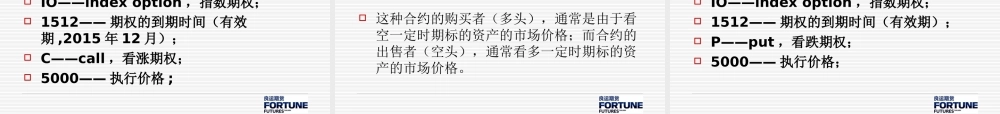 【第三届】中金所金融知识竞赛—金融期权20150624.ppt