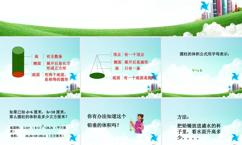 六年级-第二单元-圆锥的体积.ppt