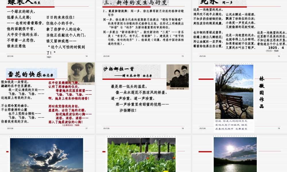 中国语文之新诗.ppt