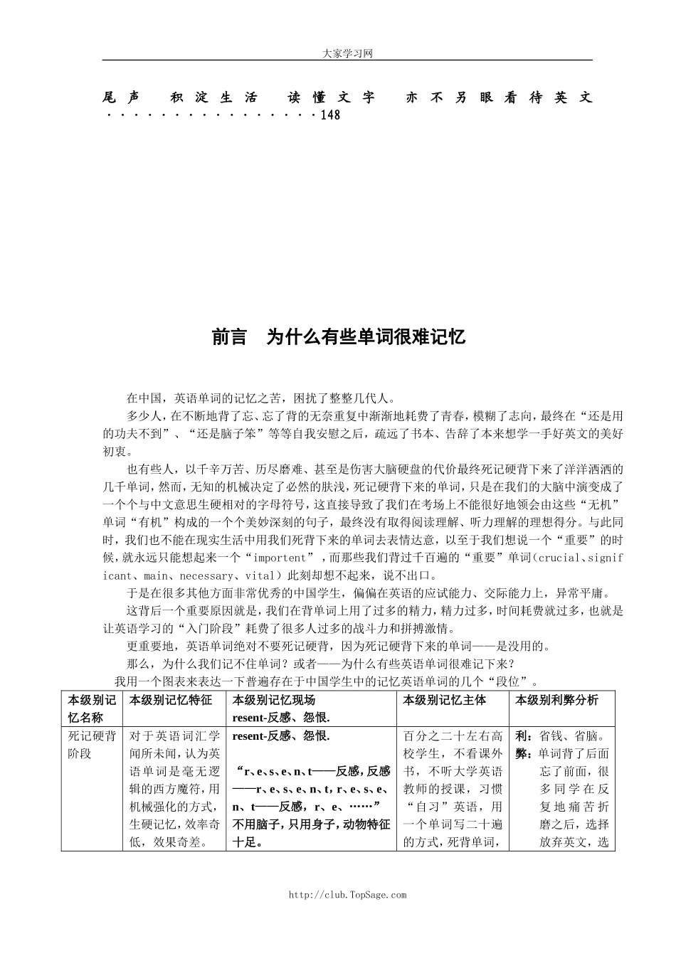 刘一男四级核心词汇突破班十节课讲义2008暑假.doc_第2页