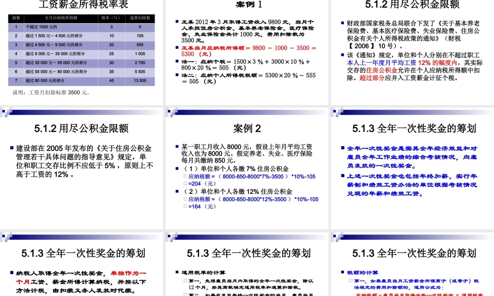 5_个人所得税的筹划.ppt