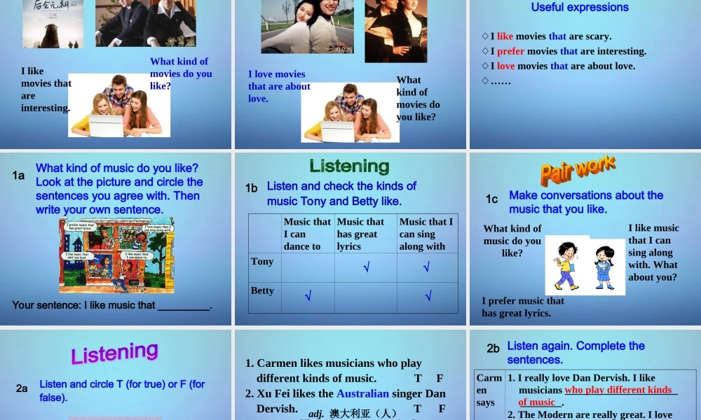 九年级英语全册 Unit 9 I like music that I can dance to课件2.ppt