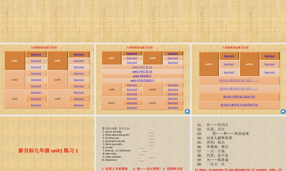 人教版九年级英语全一册总复习（266张PPT）.ppt