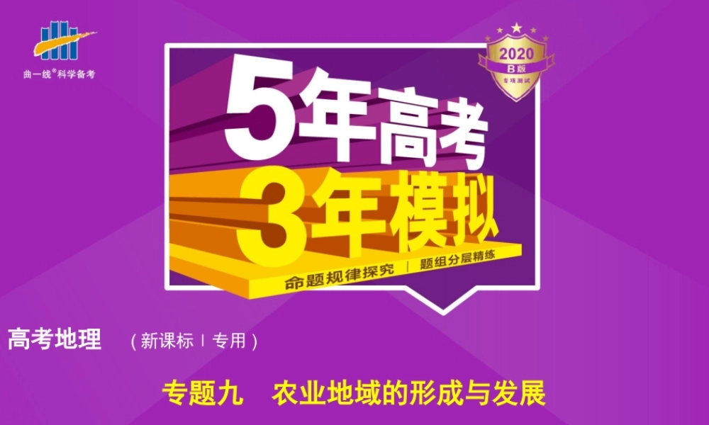 专题九　农业地域的形成与发展.pptx