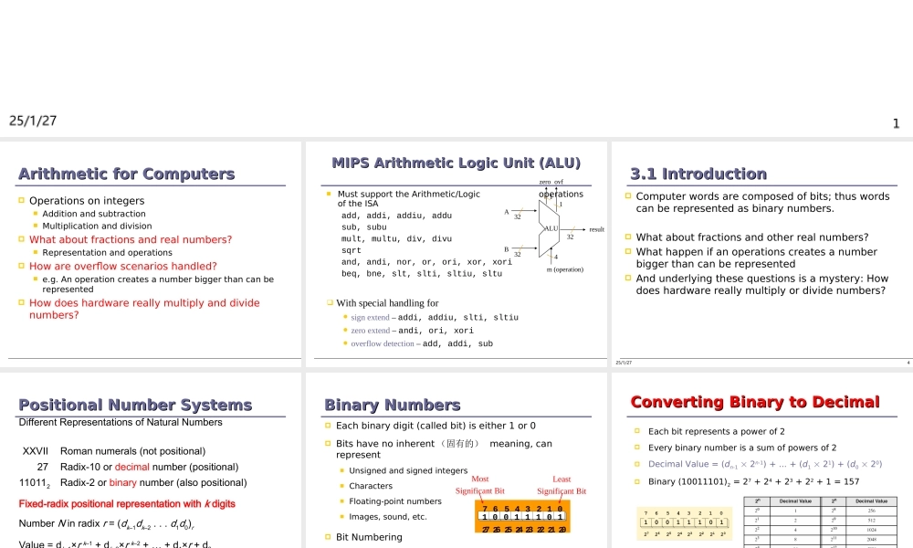 3.Arithmetic+for+Computers.ppt