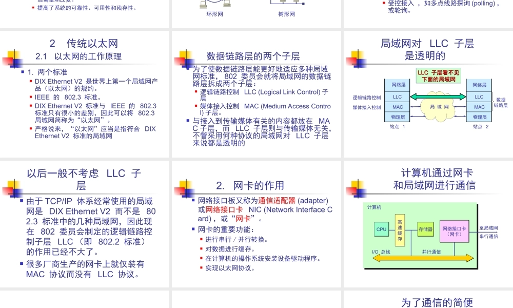 考研_计算机网络_第四学时_数据链路层.ppt