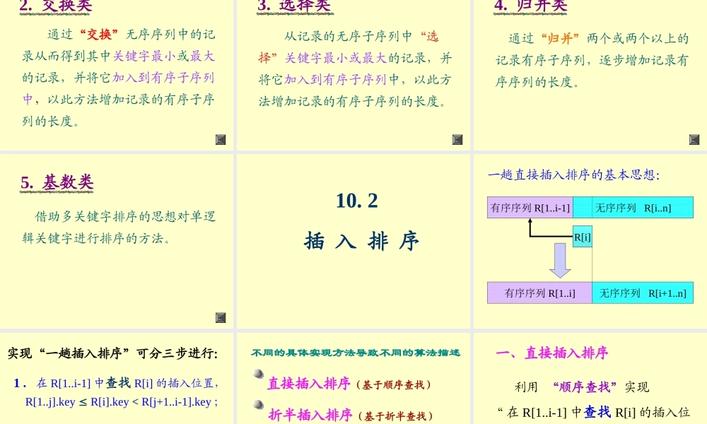 第十章 内部排序.ppt