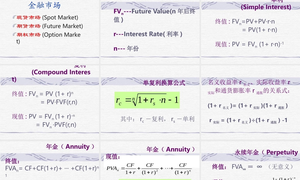 [考研财务会计学]财务管理课件（复旦大学 陈颖杰）.ppt