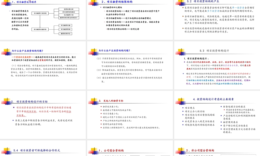 第5讲（上课）项目融资中的投资结构2019（下）.pptx