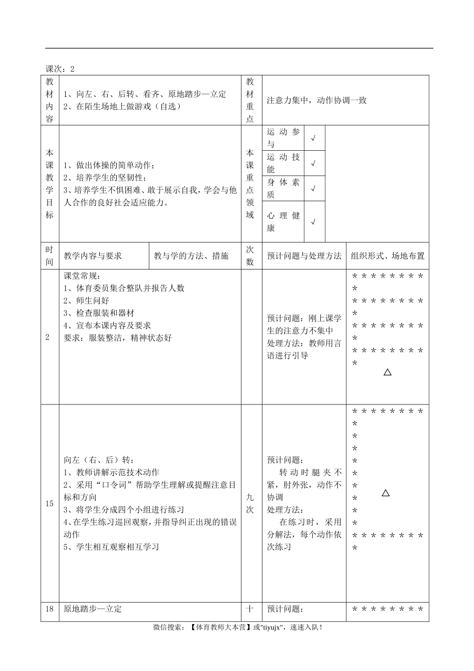 小学体育二年级下册教案 (1)【虚拟宝库网www.xunibaoku.com】.doc_第2页