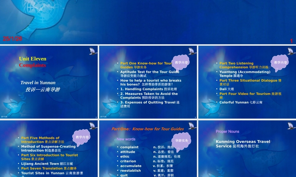 Chapter 11 Complaints.ppt