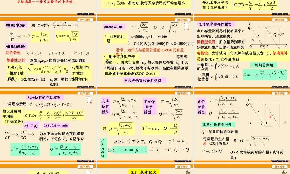 数学模型-第03章(第五版).pptx