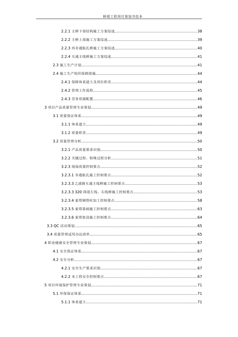桥梁工程项目策划书范本（133页）.doc_第3页