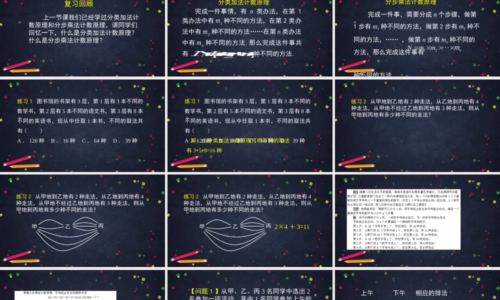 0529 高二数学（选修-人教A版）-排列-2PPT(1).pptx