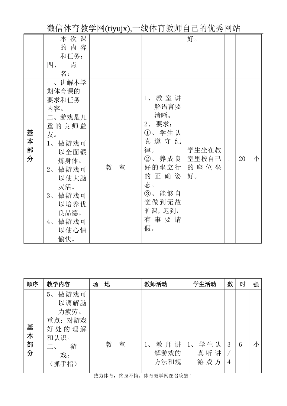 小学三年级体育教案全集全册.doc_第2页