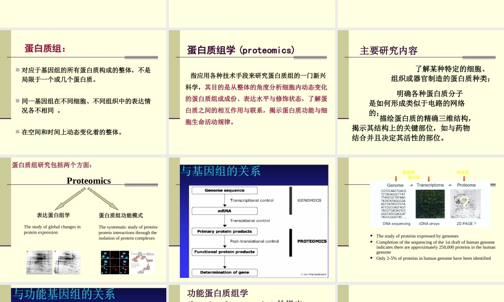 第10章蛋白质组学(1).ppt