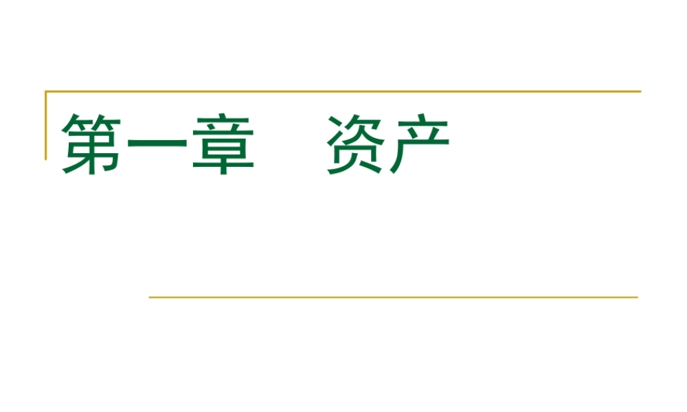 第一章资产.ppt