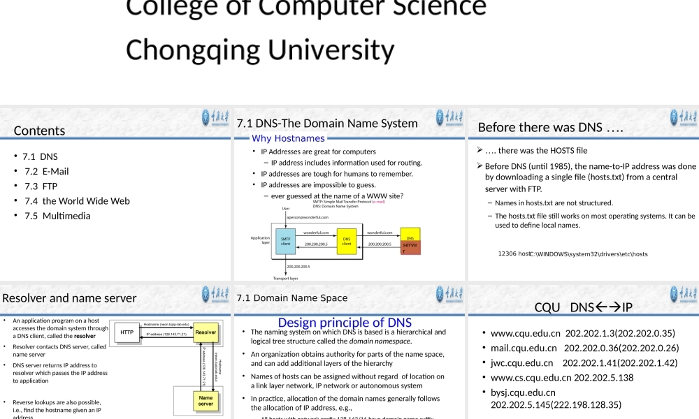Chapter7+the+application+layer.ppt