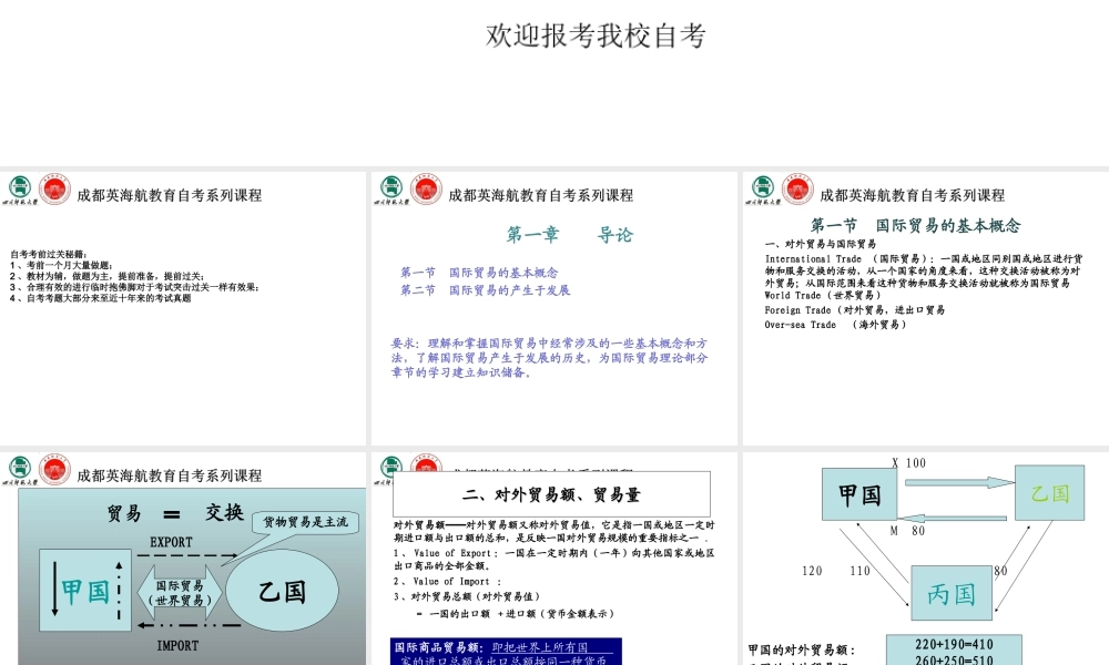 国际贸易理论与实务 课件.ppt