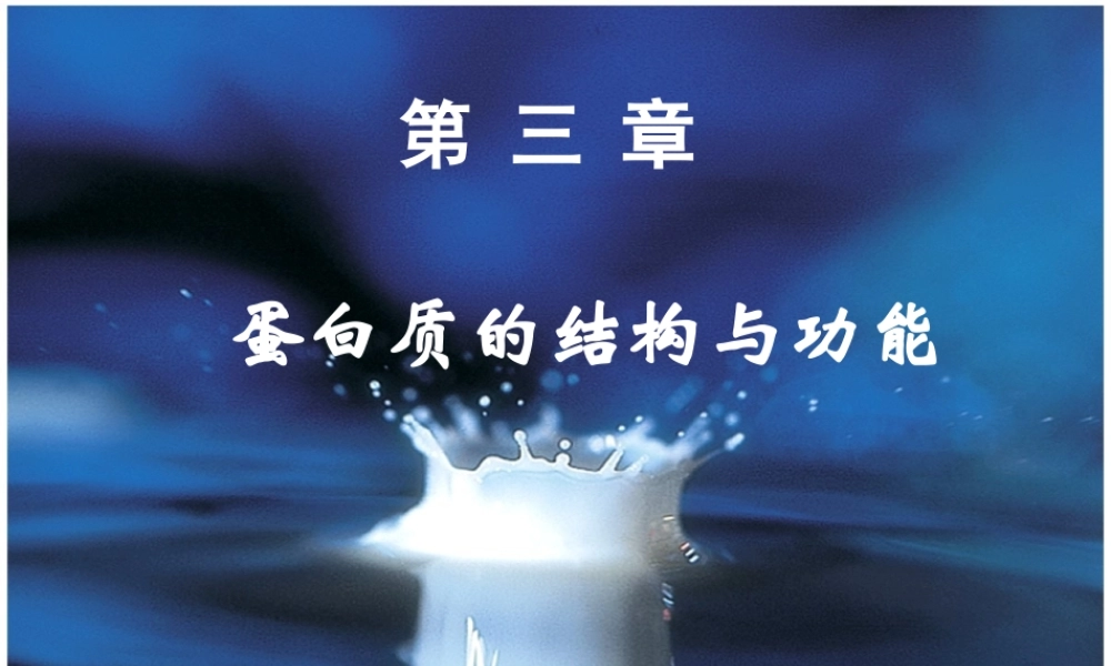 03蛋白质的结构与功能.ppt