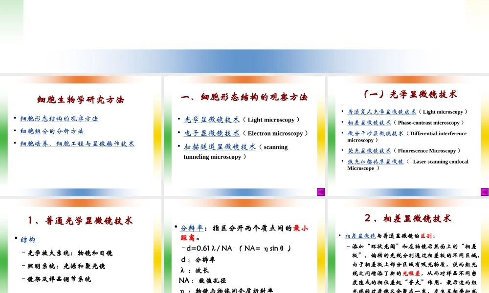第三章 细胞生物学研究方法.ppt