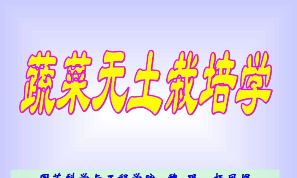 打印版 无土栽培.ppt